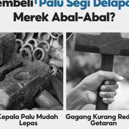 100% OriHyundai 2Lb/3Lb/4Lb Palu Segi Delapan Palu Besi Tugas Berat Palu Batu Jumbo Palu Persegi Sat