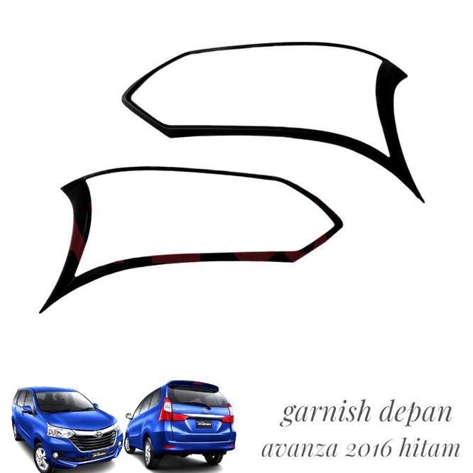 Garnish Lampu Depan Avanza 2016 Hitam