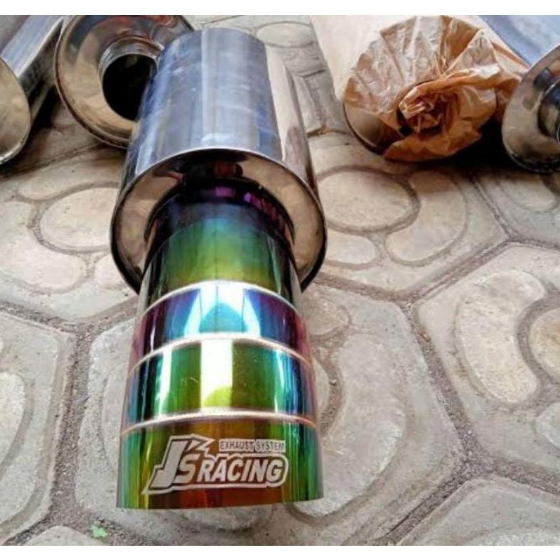 DISKON KNALPOT MOBIL JS RACING TYPE SUARA BASS KERING DAN BASS ADEM COCOK DIGUNAKAN UNTUK SEMUA JENI