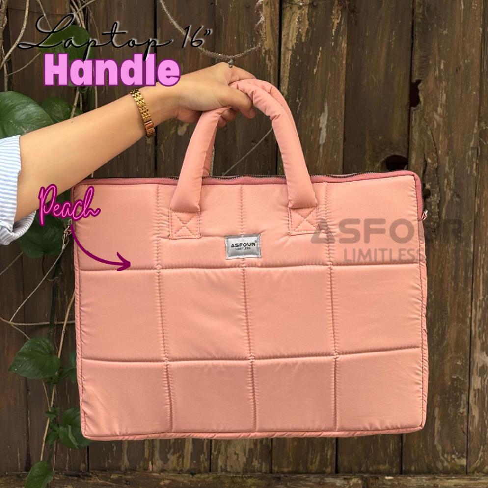Cuci Gudang Tas Laptop Handle | Tas Laptop Premium Puffer Terbaru 16 Inch Tas Laptop Sleeve Handle P