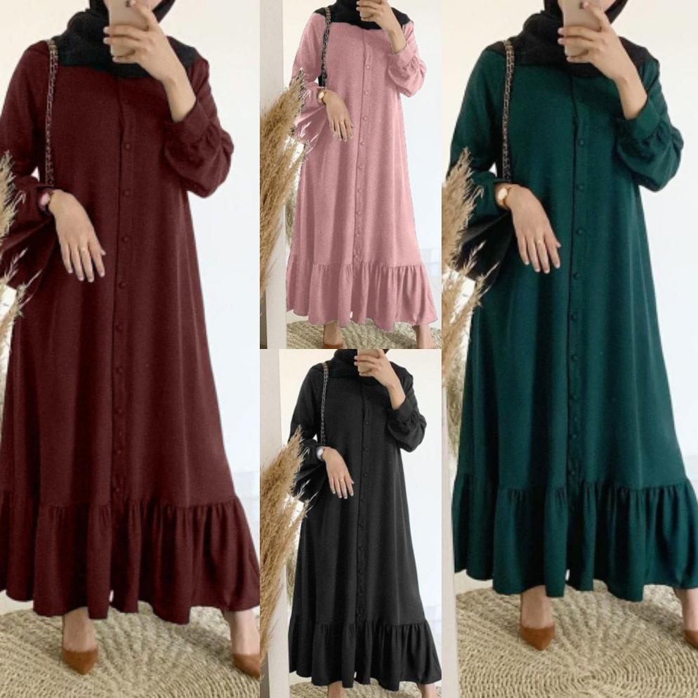 ZASKIYA - BELLA GAMIS BELLA LONG DRESS / GAMIS WANITA MODERN