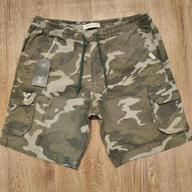 Yoya Man - Yoya Man Celana Pendek Cargo Saku Banyak Santai