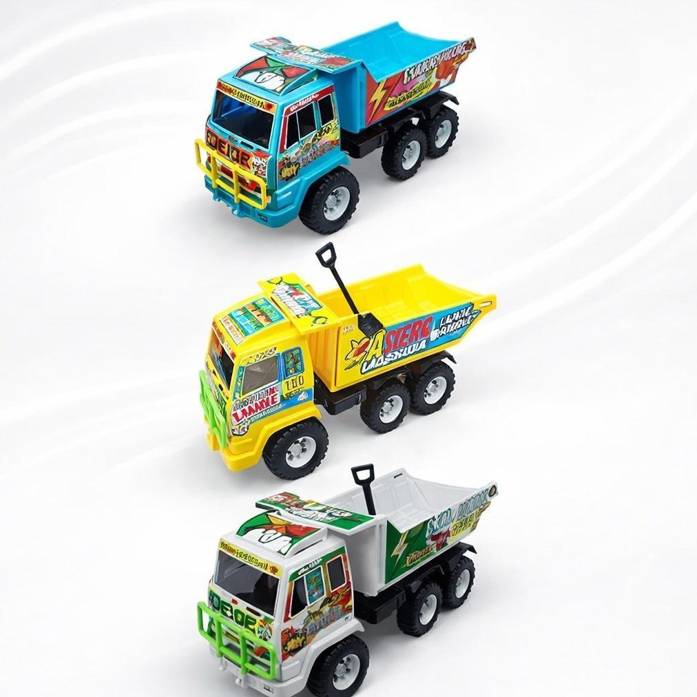 VALUE PACK BISA COD MAINAN TRUK DUMP ANAK TRUCK OLENG KTG TTD NEW PLASTIK BESAR BAK ANGKAT MAIN PASI