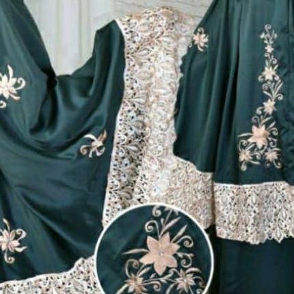 Mukena Dewasa Enisa Bordir Langsung + Diamond + Renda