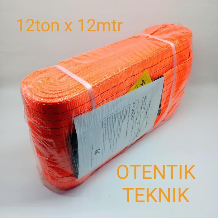 WEBBING SLING BELT 12 TON X 12 METER - TALI SABUK 12T X 12M - WEBING
