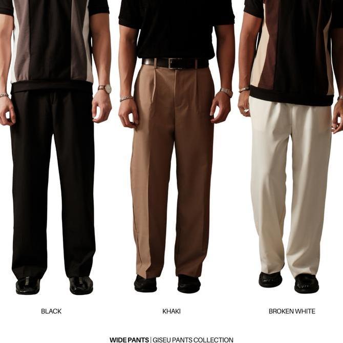 Giseu - Wide Giseu Wide Pants Celana Panjang Pria
