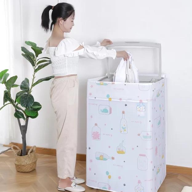 BEST DEALS Kain Mesin Cuci Size Besar 10kg Cover Mesin Cuci 10 kg  Tutup Atas Sarung Kain Pelindung 