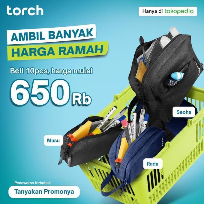 TORCH Antro Tas Pouch HP Transparan Sling Bag Mini Anti Air Stationery Pria Wanita Unisex YS