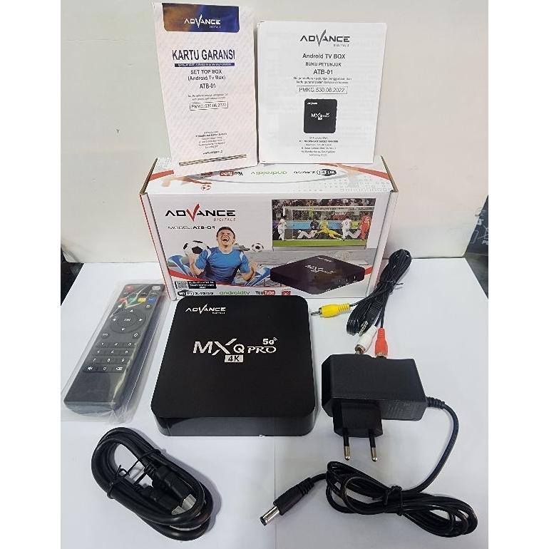BEST SALE Advance Android Tv Box 4gb dan 32gb storage - Advan Atb-01 mxq pro 4k support wifi - ubah 