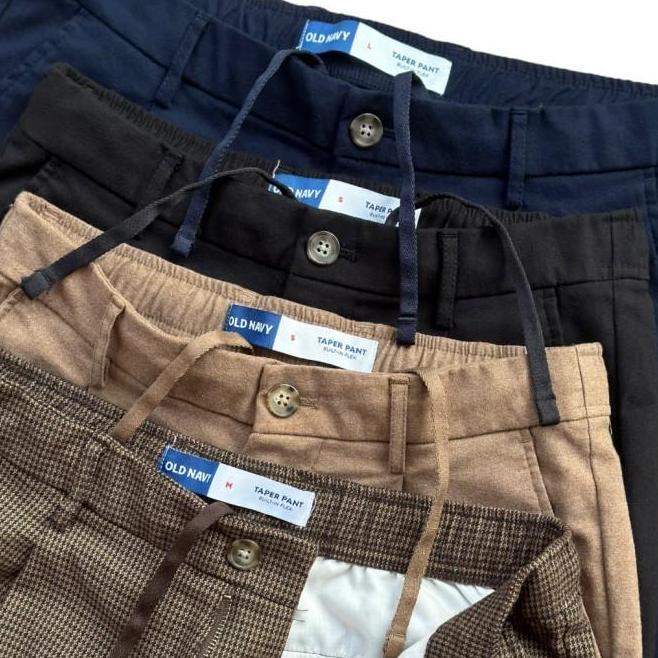 Celana Old Celana Old Navy Slim Navy Taper Built-In Flex Pull-On