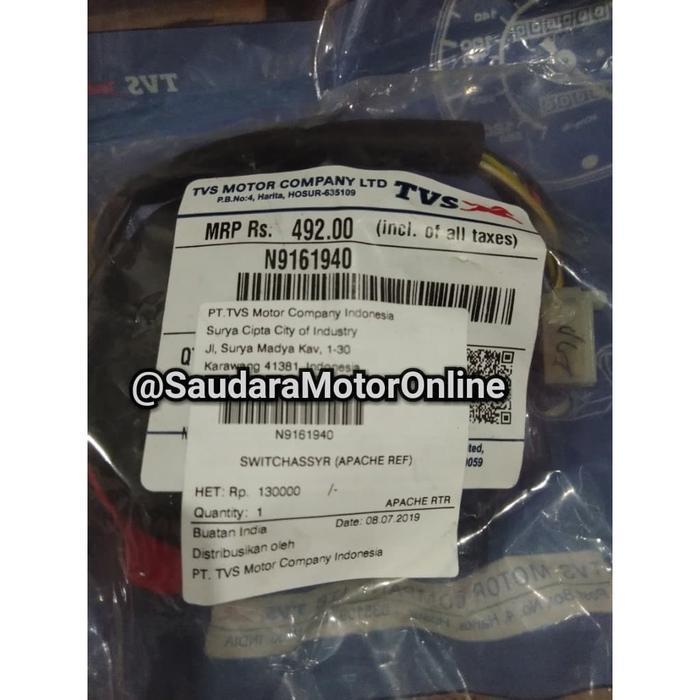 Saklar Kanan Tvs Apache 160-180 New (N9161940) Original Original Dan Terpercaya