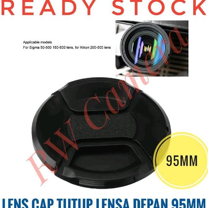 Tutup Lensa Depan Lens Cap 95mm Polos 95 mm Sigma Tamron 150-600mm Nikon 200-500mm 150-600 50-500