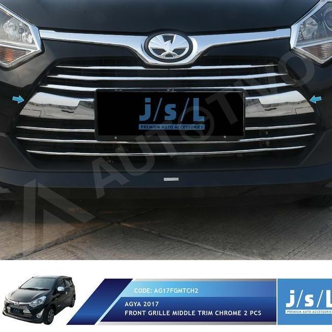 Agya Agya 2017 List Grille Depan Tengah Jsl Mobil / Middle Chrome Aksesoris Car