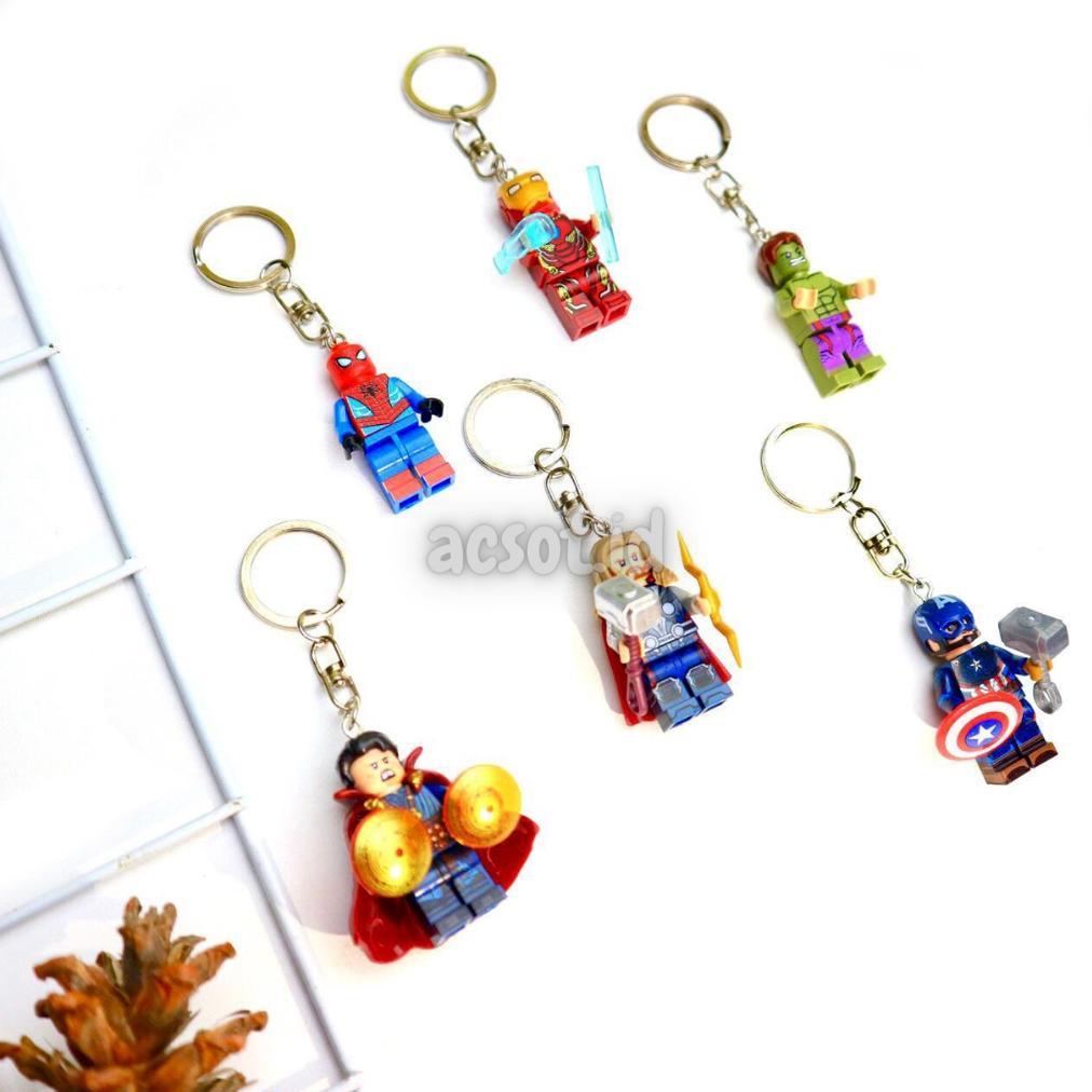 Marvel Series Keychain | Minifigure Keychain Marvel Series