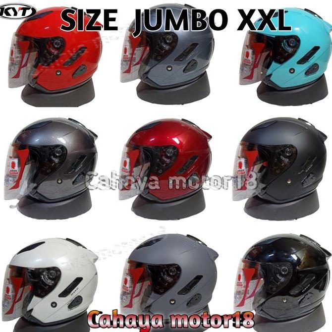 HELM KYT GALAXY FLAT R JUMBO XXL|KYT GALAXI