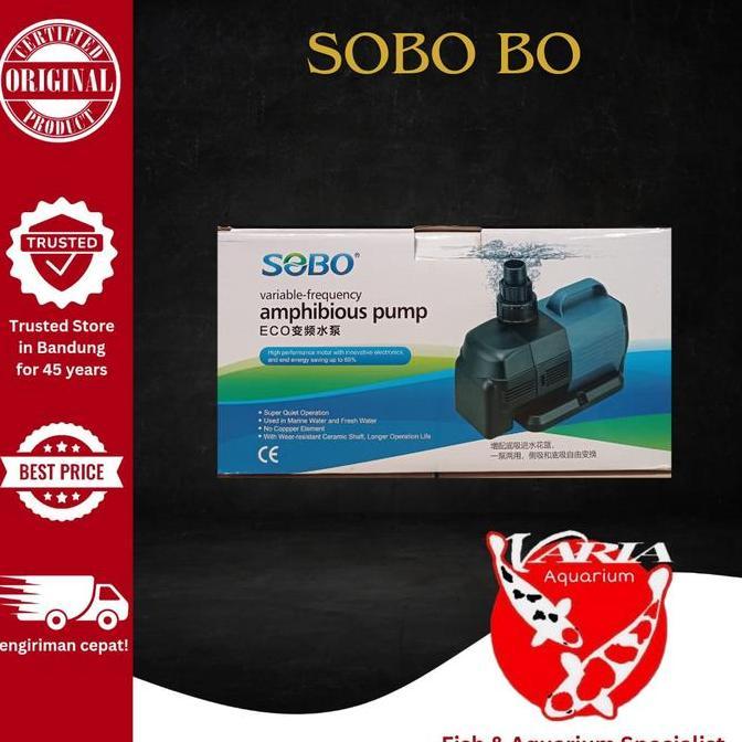 Pompa Celup Kolam LowWatt Sobo BO 9000A 12000A 14000A 16000A Pompa Sobo BO