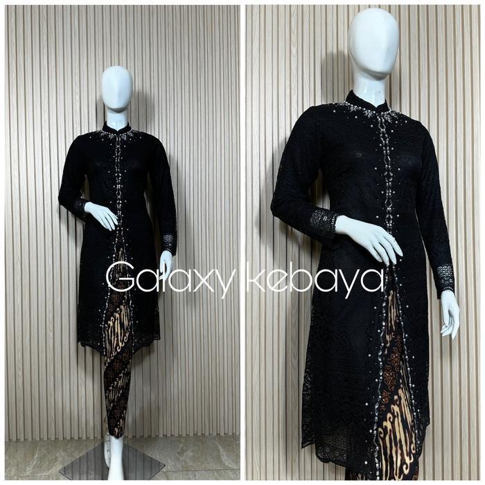 Bisa Cod - Kebaya Dania /Kebaya Shanghai Payet Full Furing /Kebaya Payet Baju Brokat Tunik Panjang