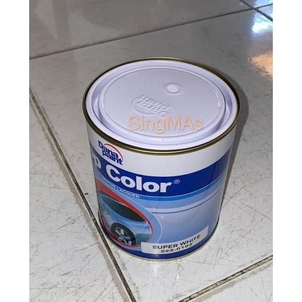 TERBARU - Cat Mobil Duco TOP COLOR 222-0102 SUPER WHITE 1Kg Pagar Kayu Putih