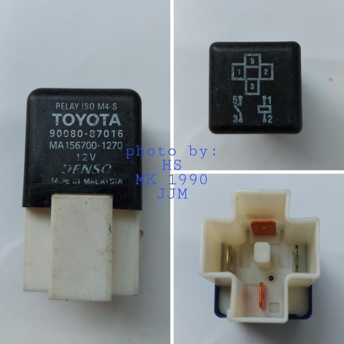 RELAY FUSE BOX AC ALL NEW COROLLA GREAT CORONA ABSOLUTE TWINCAM SOLUNA SIAP KIRIM
