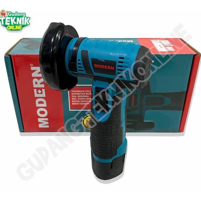 Mesin Gerinda 3" CORDLESS MODERN M24 12V / Gerinda Tangan PORTABEL 3 Inch 12V BATERAI BATTERY M-24 M