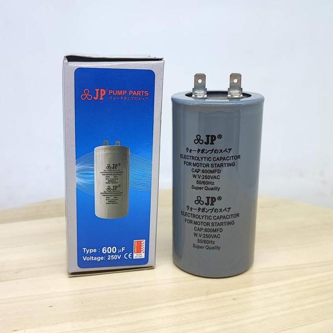 TERBARU - kapasitor 600 mf uf mfd JP COLOK motor starting kondensator capacitor