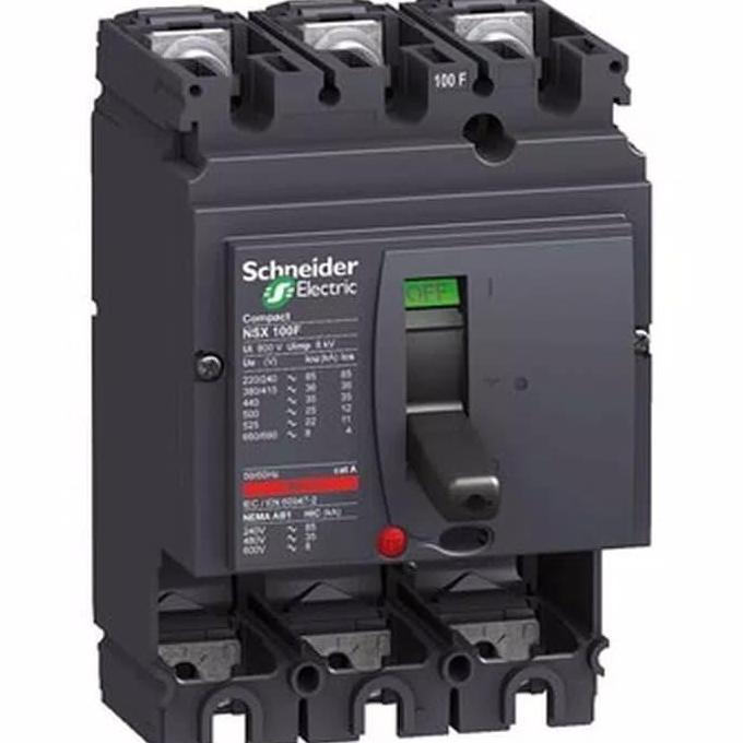 MCCB NSX 100F 3P 100A Schneider