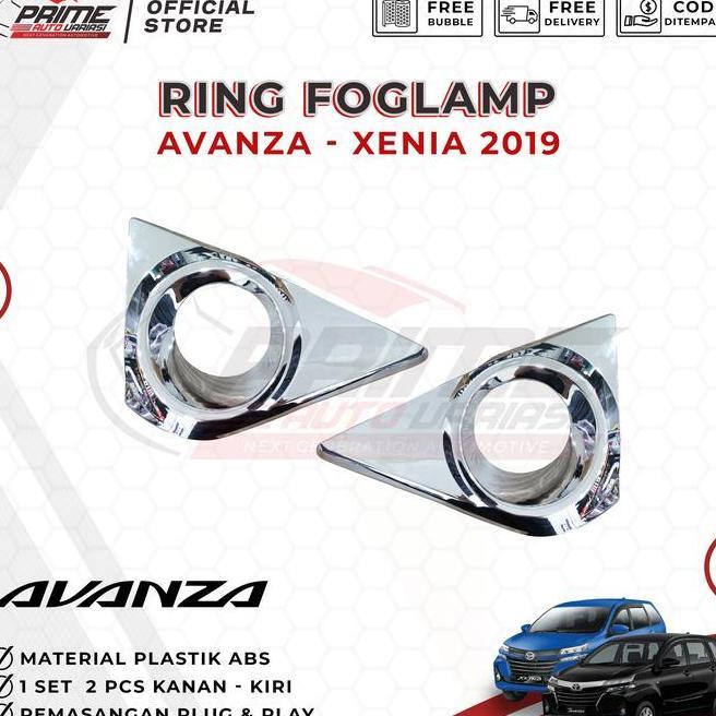 Cover Foglamp Ring Xenia 2019 Avanza Chrome