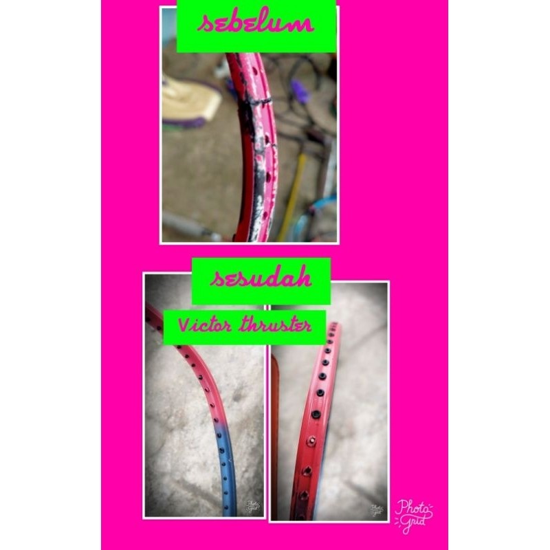 Servis Raket Patah Citak Luar Bergaransi Seumur Hidup