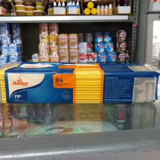 Promo Red Cheese Cheddar Slice Quick Melt Anchor 1Kg 84Slice Keju Slice