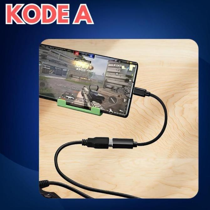 KODE A USB Type C Male to USB Female Cable Adapter USB-C To USB OTG Adapter Cable OTG Cable - red 2p