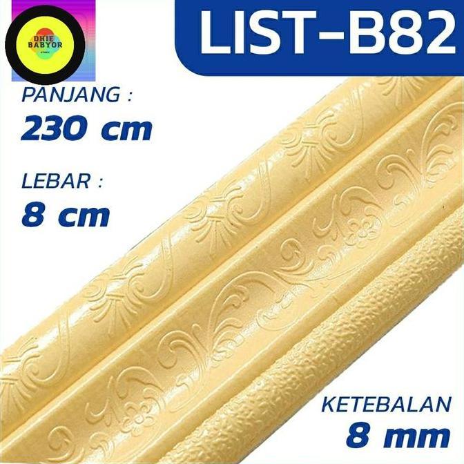 List Profil Foam 3d Border Dekorasi Foam Wall Frame