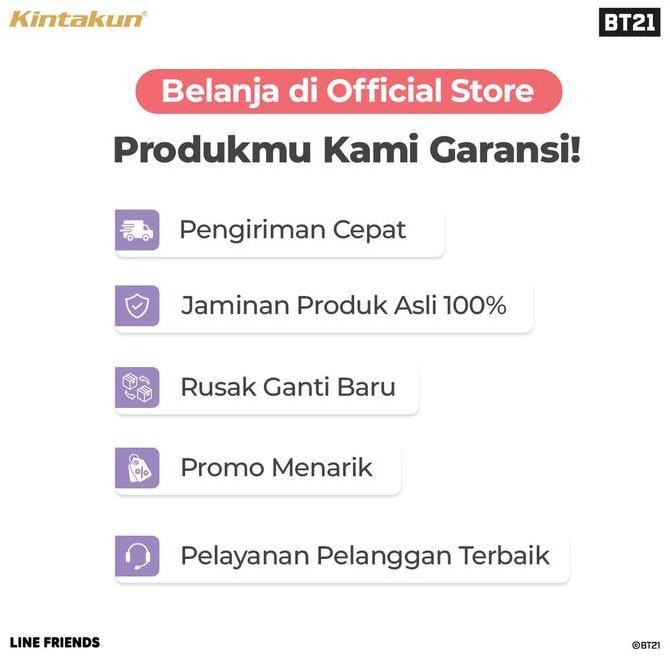 Kintakun Home BT21 minini Keset Serbaguna Anti Slip Doormat Persegi 40x60 cm Sarung Bantal Guling [K