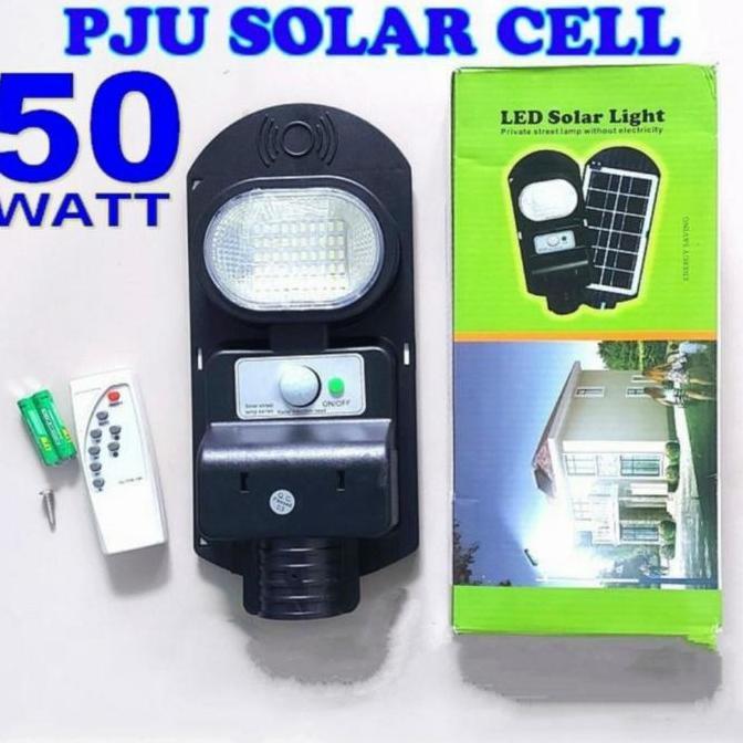 Lampu Jalan Solar 50w 50 watt Lampu Pju 50 w Solarcel Tenaga Surya