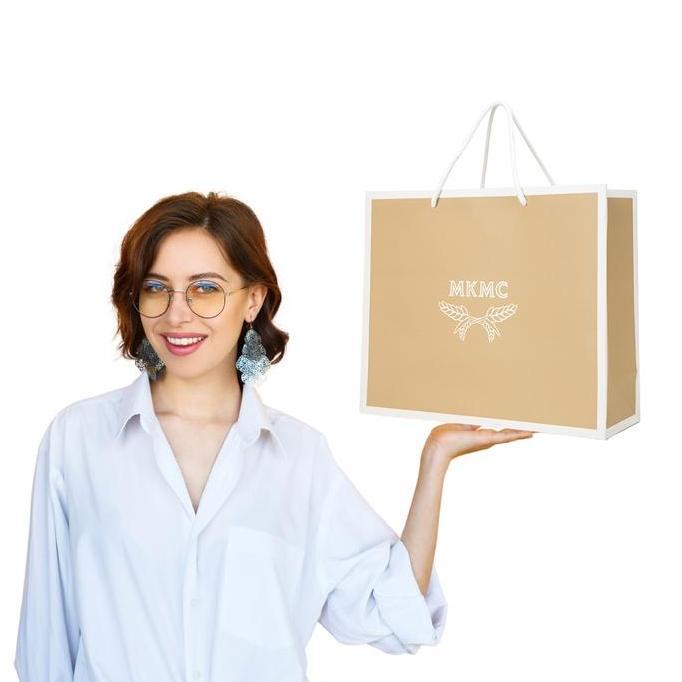 Avvolgere- Mkmc Aksesoris Tas Paperbag Box - Kantong Kertas Belanja Original Polos