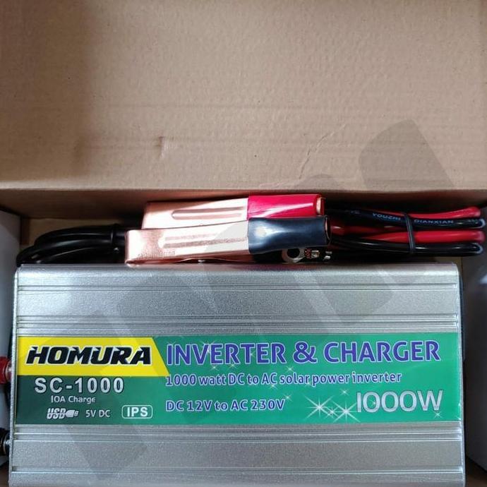 Inverter 1000 watt plus charger 12VDC 10A UPS 12 VDC to 220 VAC