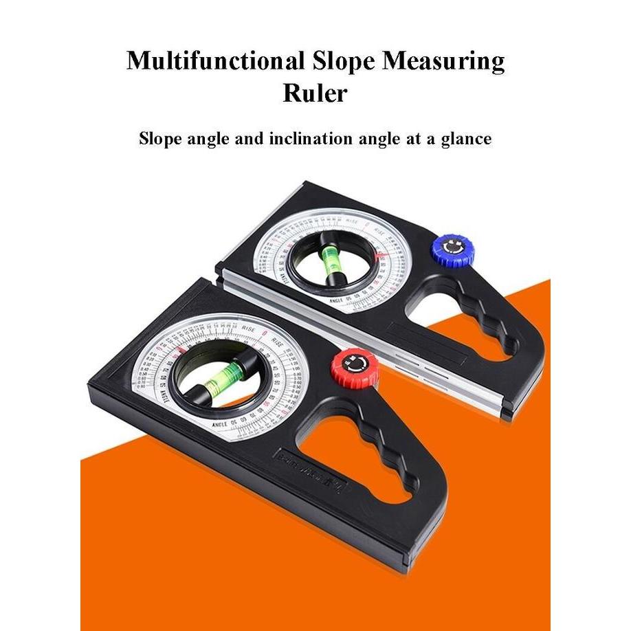 EZVECHE Meteran Pencari Sudut Miring Derajat Busur Waterpass & Magnet - Promo