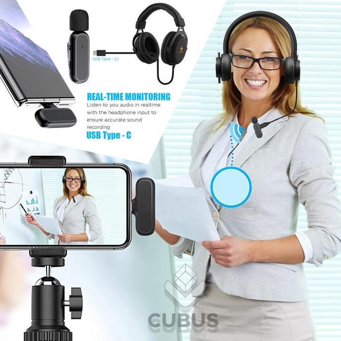 READY COSTA True Dual TX Wireless Microphone Lavalier Clip On Monitoring Mikrofon