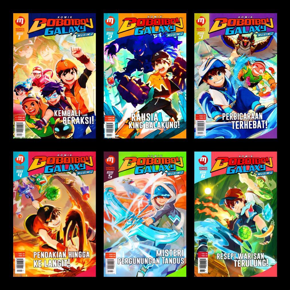 TERBARU 2026 Buku seri komik Boboiboy Galaxy - musim 2