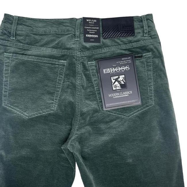 Celana Pria Corduroy Celana Pria Corduroy Stretch Hijau Green Zg Boss - Regular Var11098