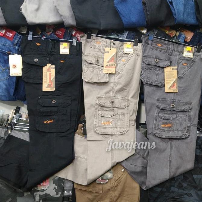Celana Panjang Cargo Celana Panjang Cargo Jcc Tebal Bahan Kanvas Halus Trendy
