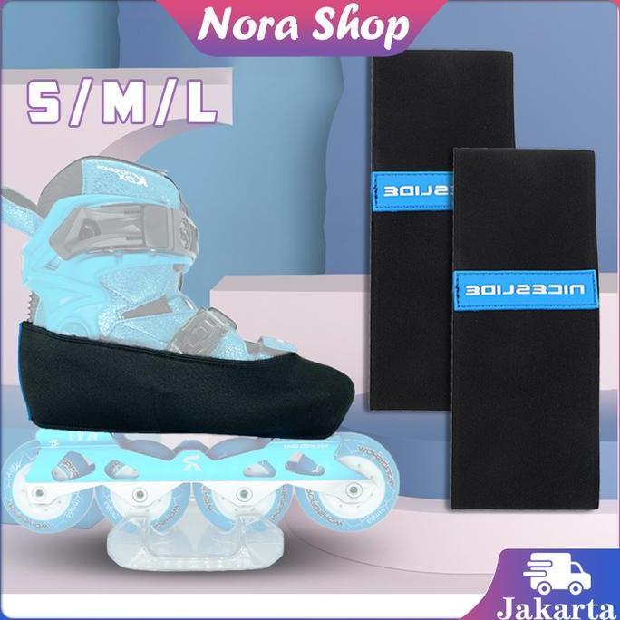 GUNEMANE 2Pcs Cover Boots Sepatu Roda Cover Roda Inline Skate Protector Sepatu Roda Sarung Sepatu Ro