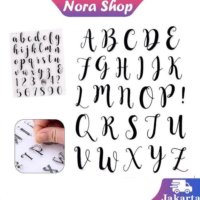 HASQUINE Cetakan Huruf Fondant Cetakan Angka Fondant Cetakan Fondant Set Cetakan Fondant Alphabet Be