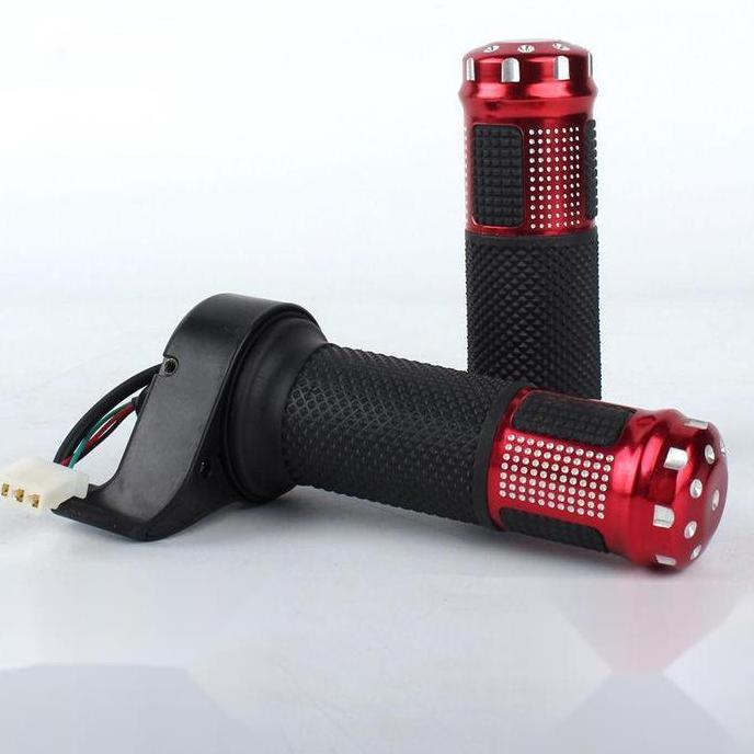 DZAPIRA 1Set Handle Gas Sepeda Listrik Bahan Aluminium / Sensor Handle Gas Sepeda Listrik / Kabel Ga