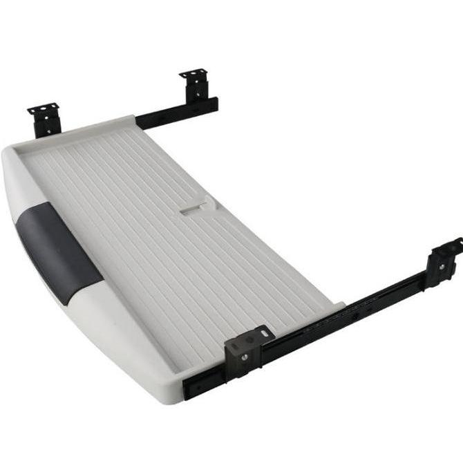 GUNEMANE Rak Keyboard Tray Laci Keyboard Komputer Dan Rel Untuk Meja Komputer