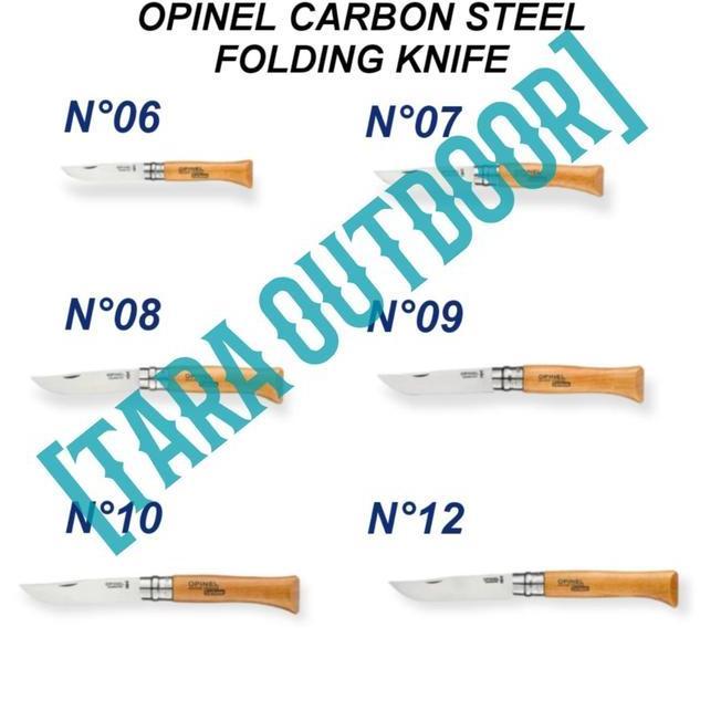 Pisau Lipat Opinel Folding Knife Carbon