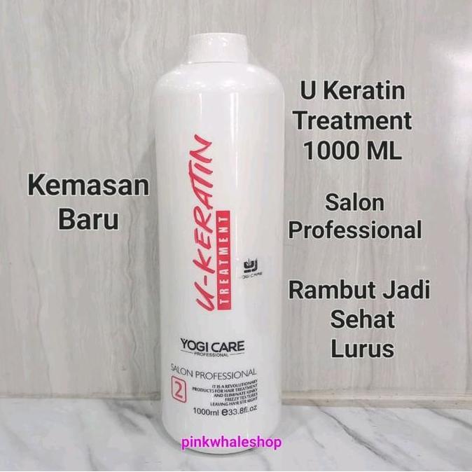 1000ml Keratin Pelurusan Rambut U Keratin Treatment Salon Profesional