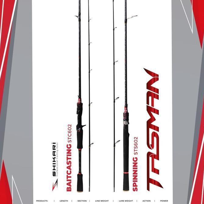 Joran shikari tasman spining bait casting