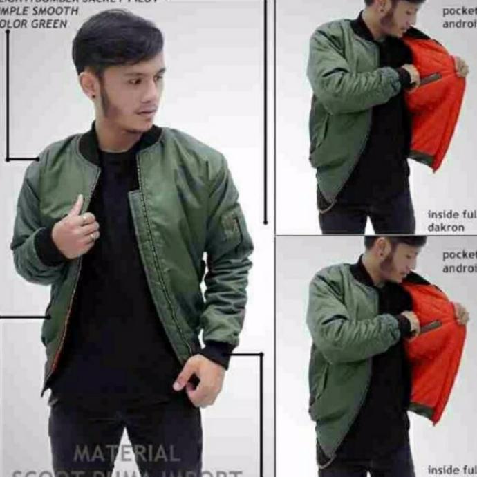 EXCLUSIVE JAKET BOOMBER TNI JAKET BOMBER POLOS PRIA WATERPROOF