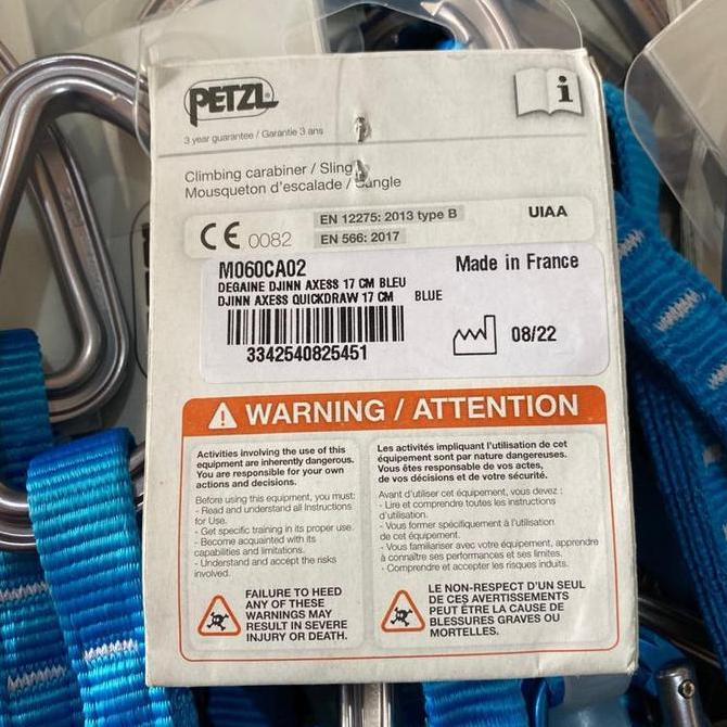 Runner Petzl Djinn Axess Quickdraw