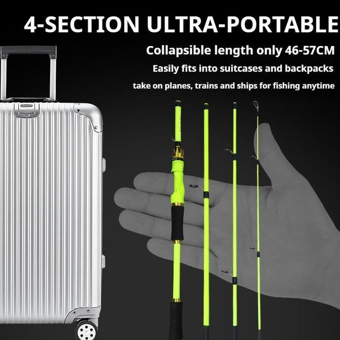 NEW Joran BC Set Carbon Holow Pancingan Set Lengkap Joran Pancing Full Set Joran Set Lengkap Joran C